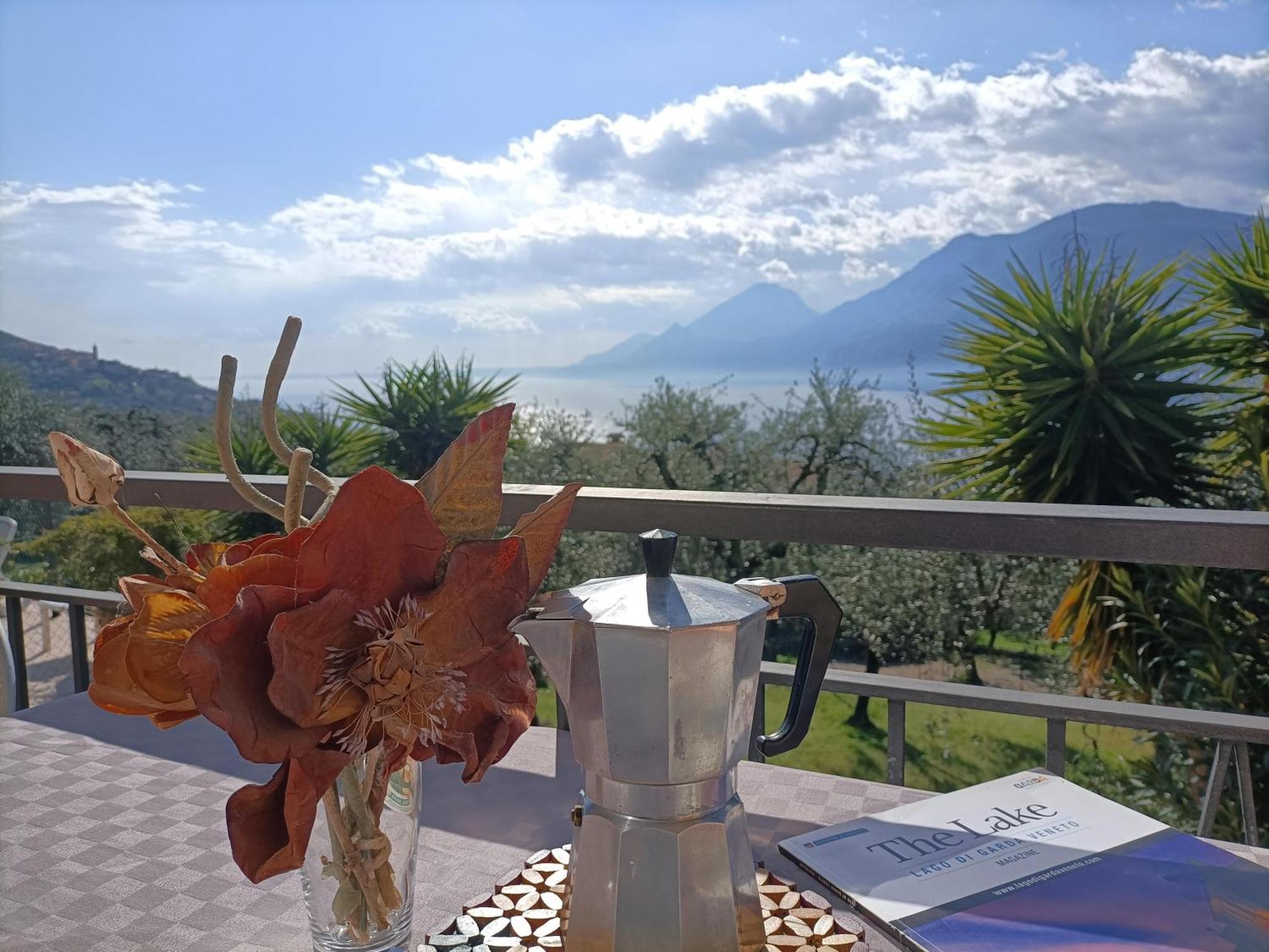 Appartamenti Casa Nina, Lago,Montagne, Uliveti Brenzone sul Garda Bagian luar foto